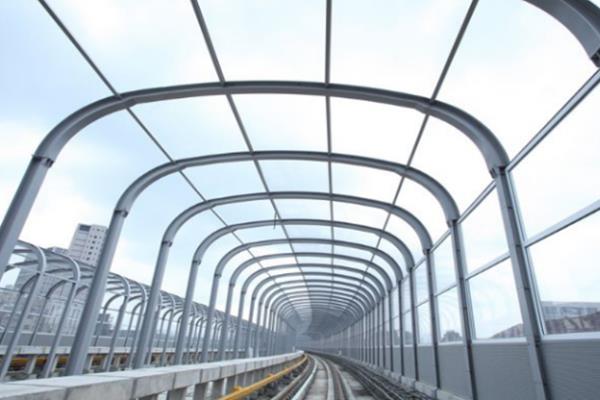 Sound Barrier Fully enclosed sound barrier Zhengzhou Metro